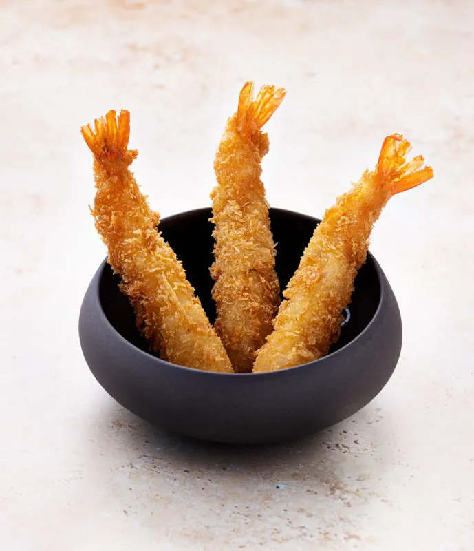 Crevettes tempura
