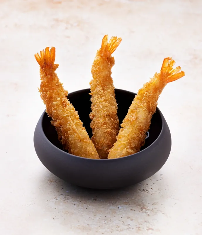 Crevettes tempura