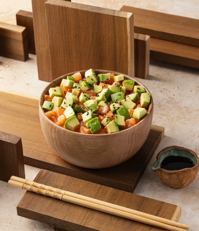 Chirashi Tartare de Saumon Avocat