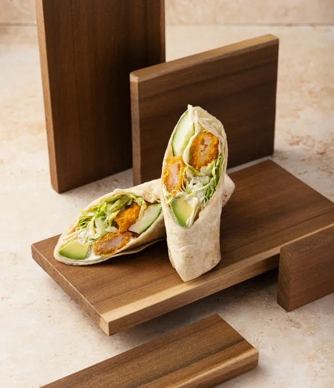 Wrap'Jap Crevette Tempura - 2 pièces