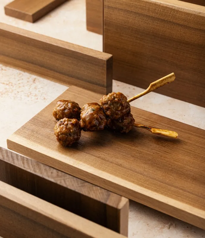 Yakitori Boulettes de Poulet - 2 pièces